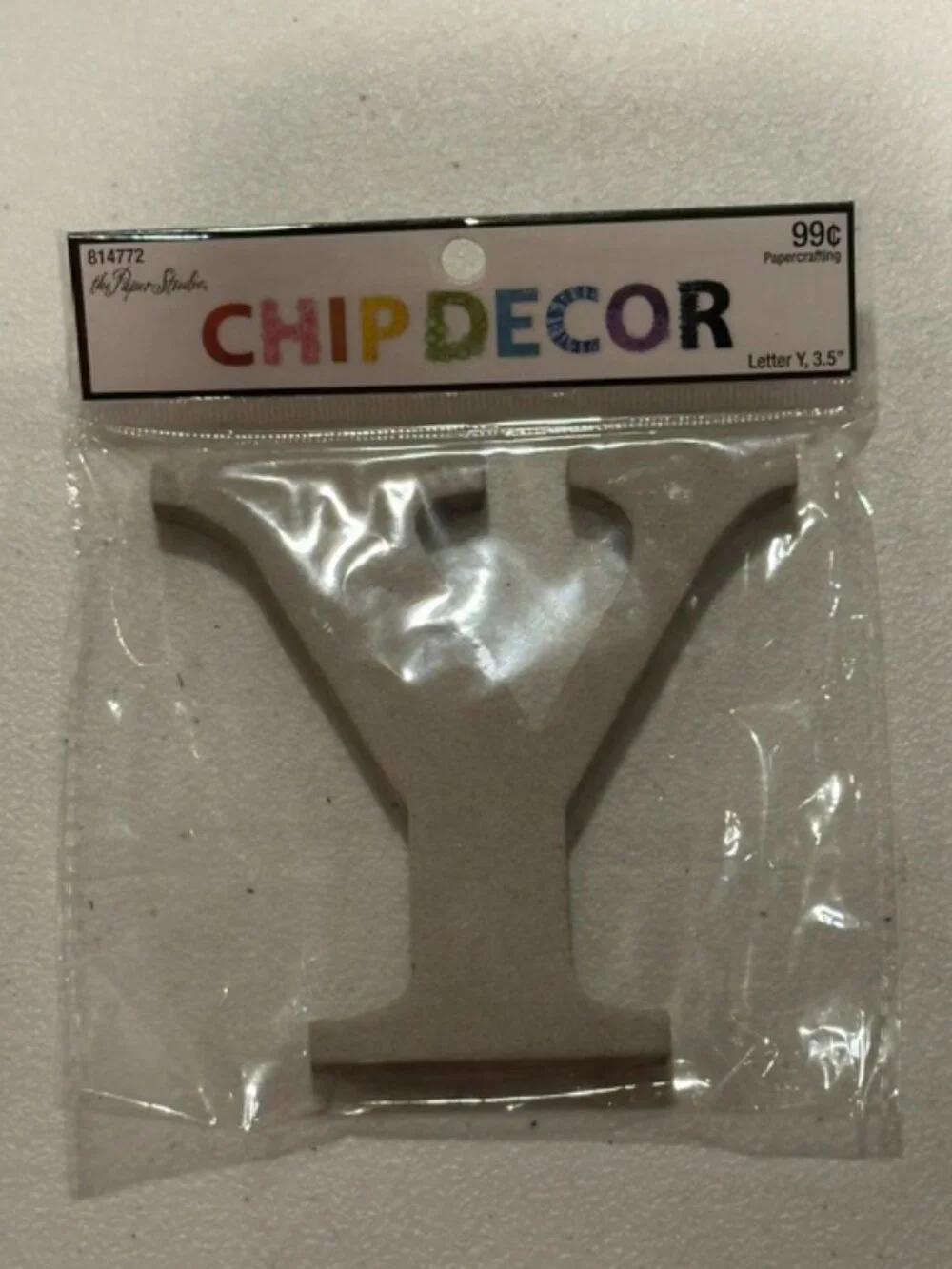 Lot of NINE (9) The Paper Studio Chip Decor 3.5